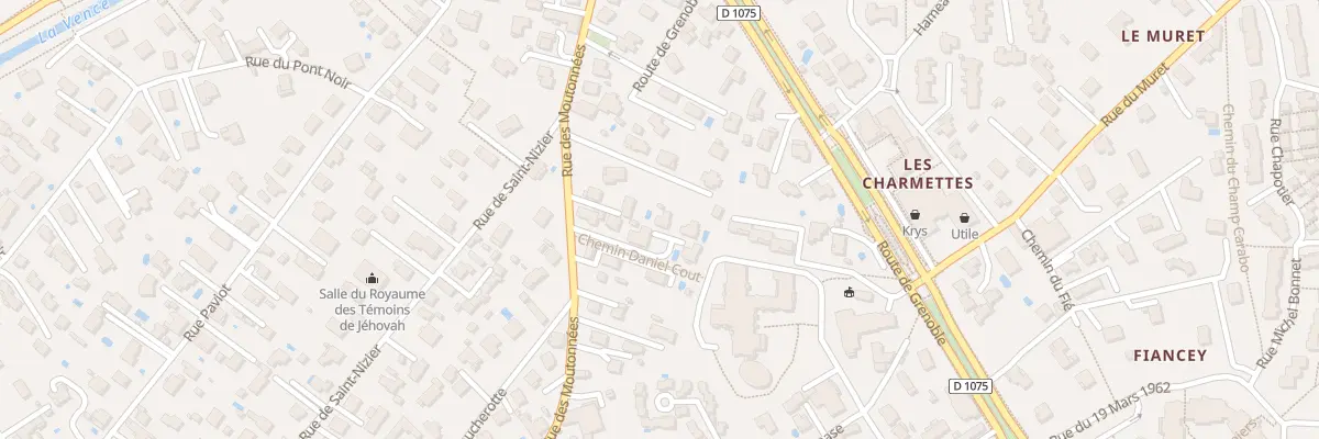 Plan du 25B Rue des Moutonnees à Saint-Égrève