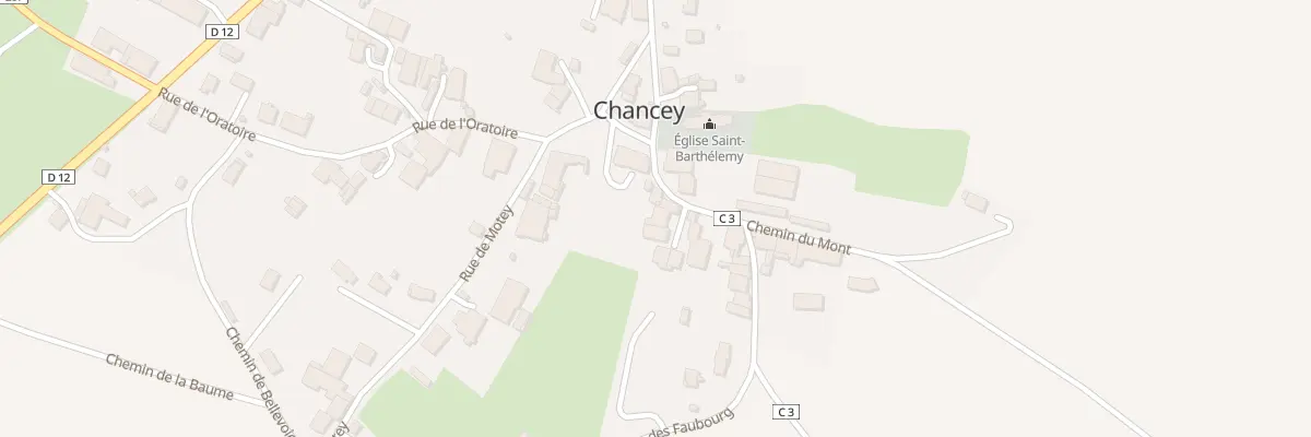 Plan du 3 Rue de Magney à Chancey
