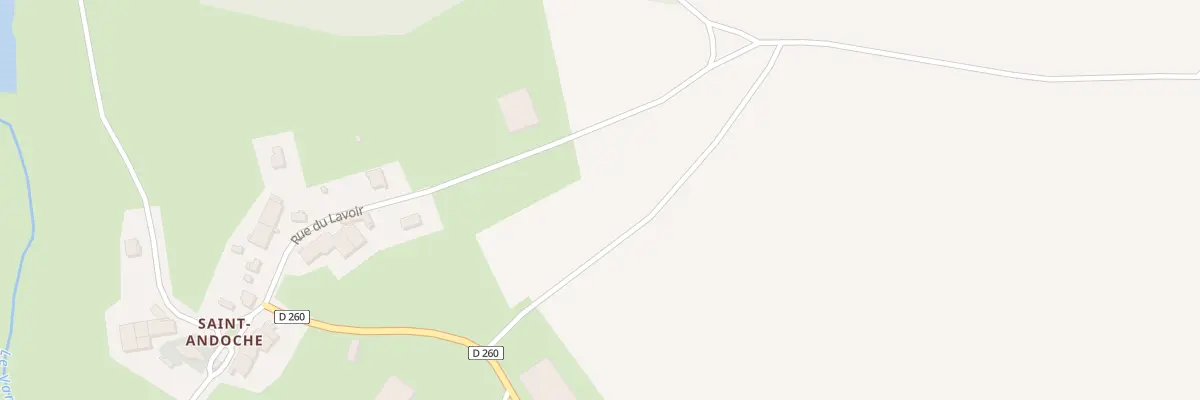 Plan du 1 Rue du Lavoir (st Andoche) à Fouvent-Saint-Andoche