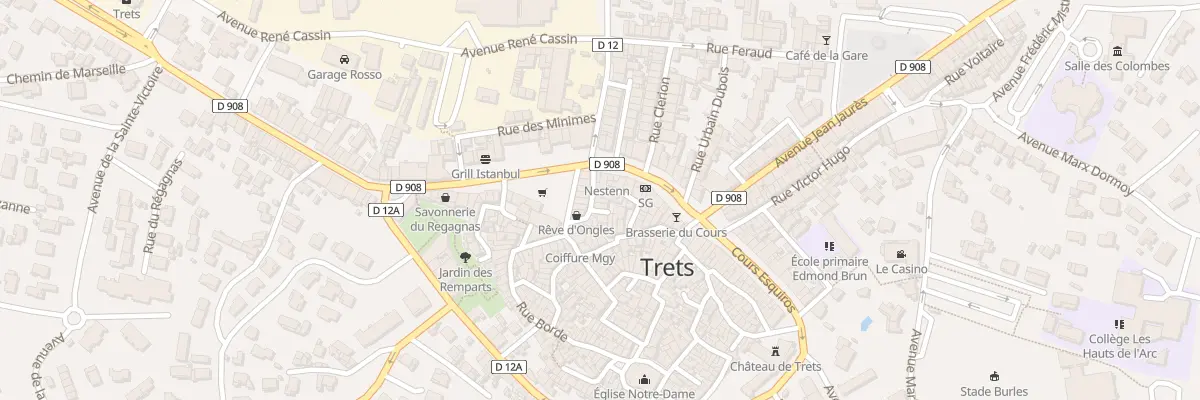 Plan du 2 Rue Doc Pourcin à Trets
