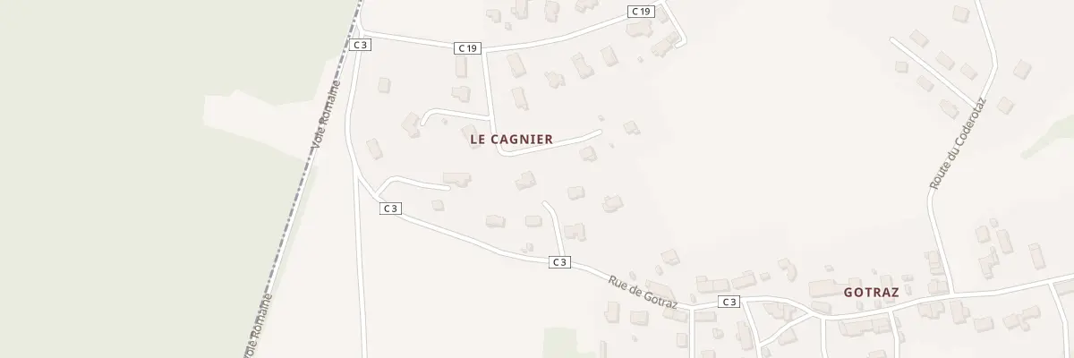 Plan du 658 Rue de Gotraz à Brens