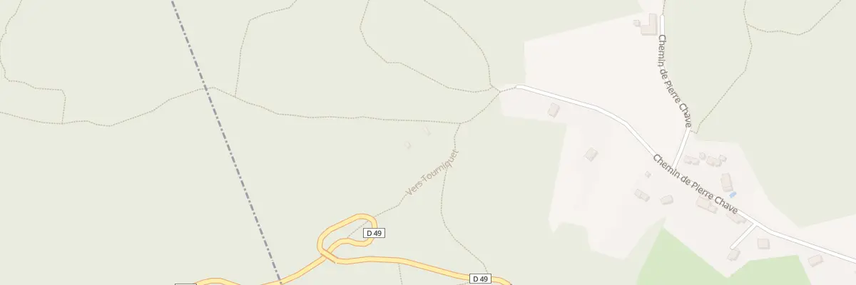 Plan du 743 Che de Pierre Chave à Miribel-les-Échelles