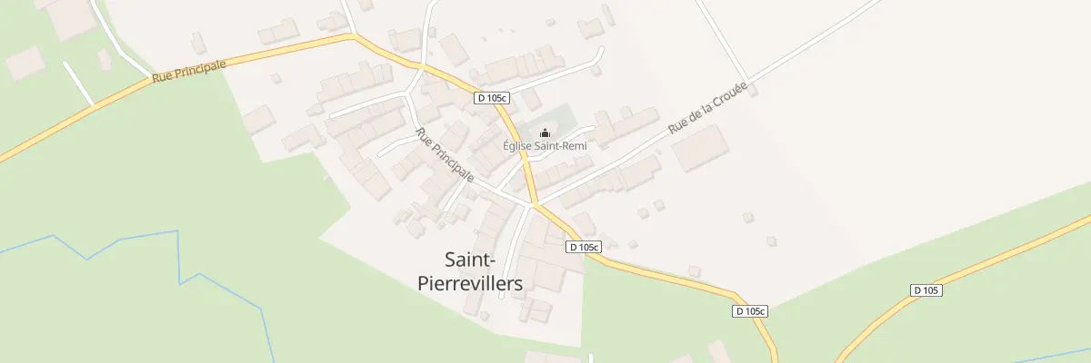 Plan du 1 Rue de la Crouée à Saint-Pierrevillers