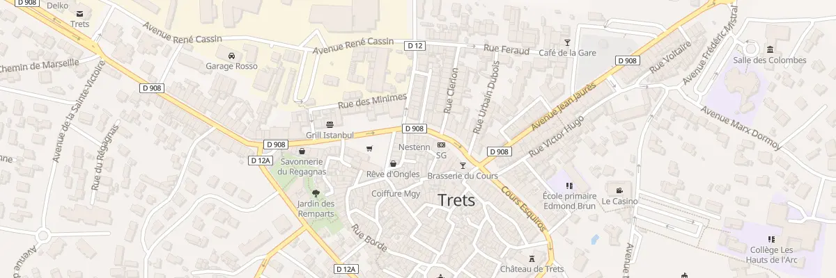 Plan du 8B Bd de la République à Trets