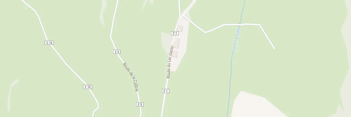Plan du 12 Rte du Lac Genin à Charix
