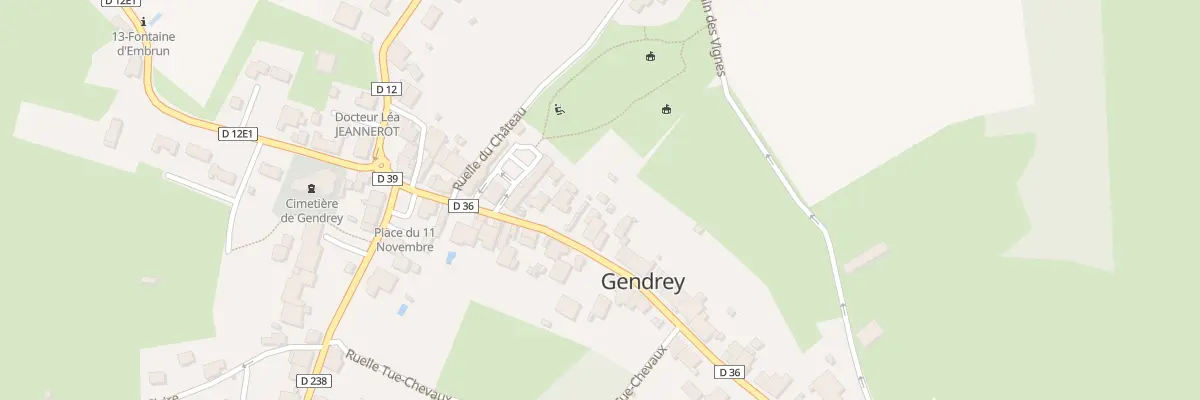 Plan du 15 Rue Richebourg à Gendrey