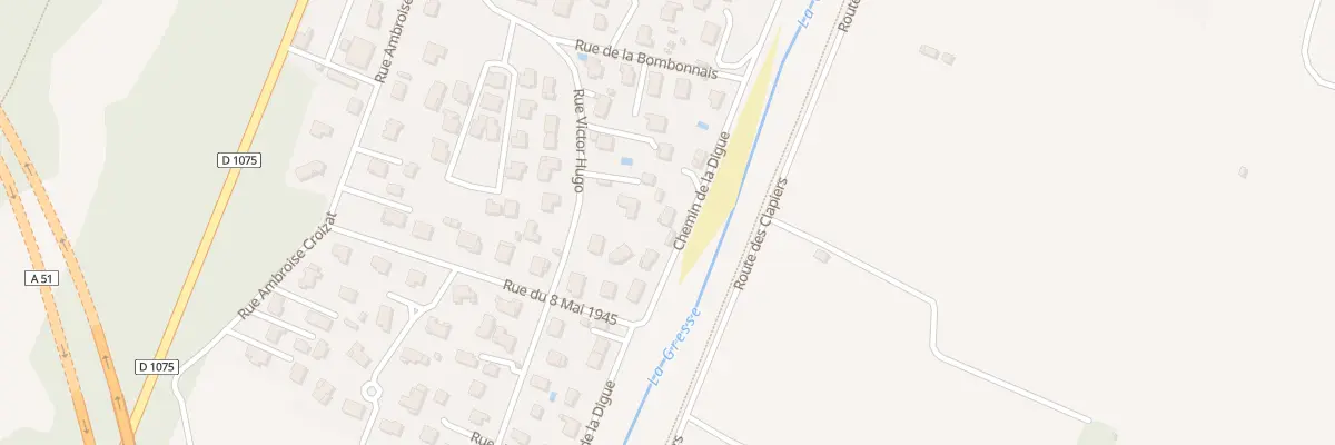 Plan du 39 Che de la Digue à Varces-Allières-et-Risset