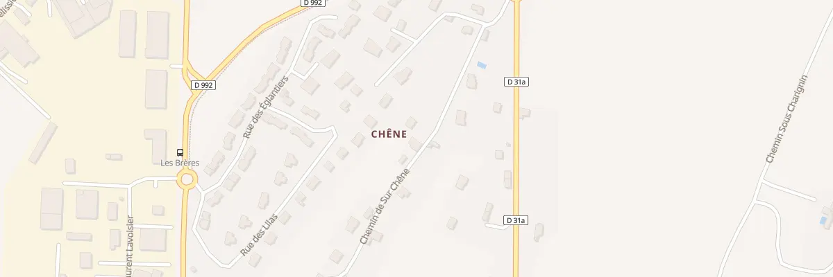 Plan du 9018 Chêne à Belley