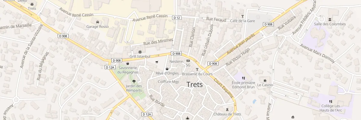 Plan du 10 Bd de la République à Trets