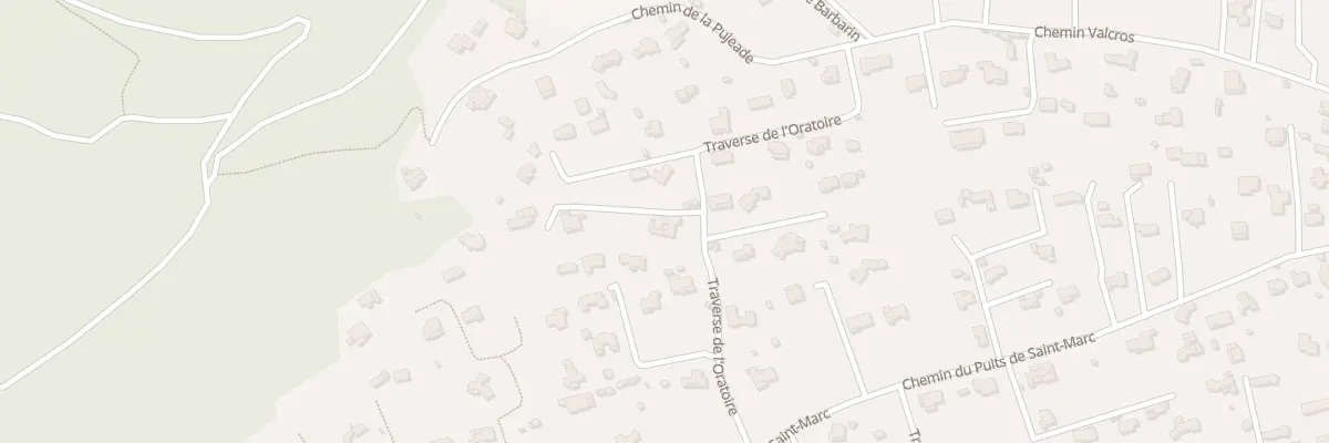Plan du 16B Tra de l’Oratoire à Cuges-les-Pins