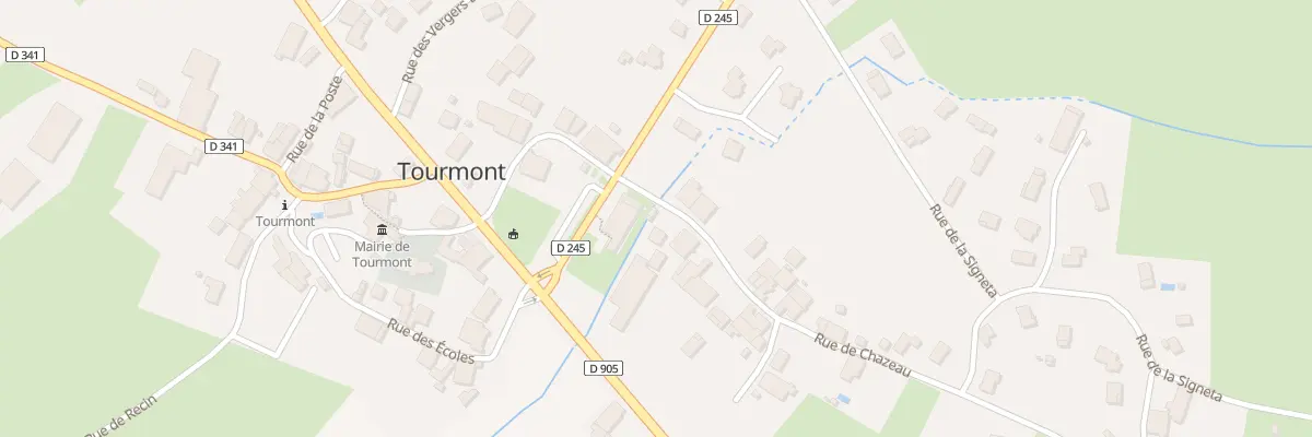 Plan du 1B Rue du Chazeau à Tourmont