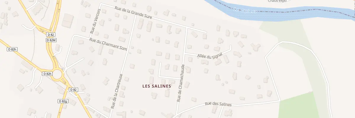 Plan du 165 Rue de Chamechaude au Pont-de-Beauvoisin