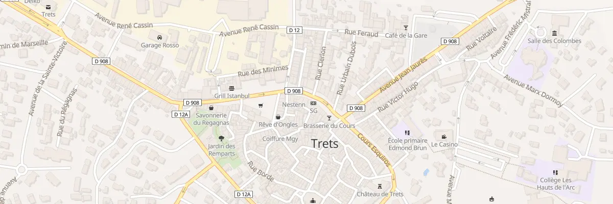 Plan du 12 Bd de la République à Trets