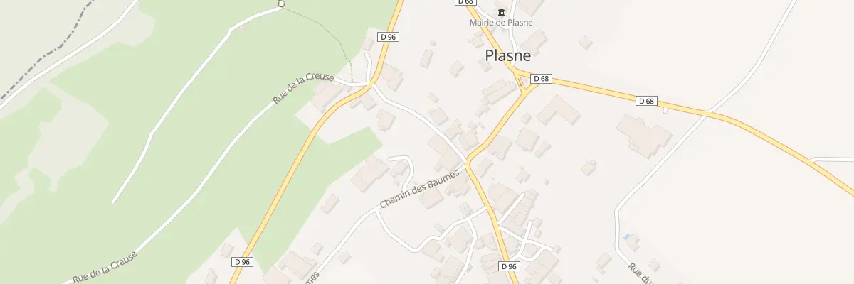 Plan du 5091 Rue de la Creuse à Plasne