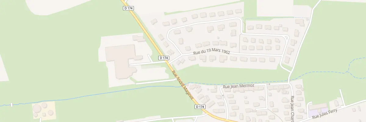Plan du 2 Rue du Cdt Jean Mailfert à Beuveille