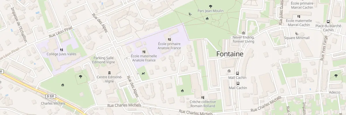 Plan du 18 Imp de Chartreuse à Fontaine
