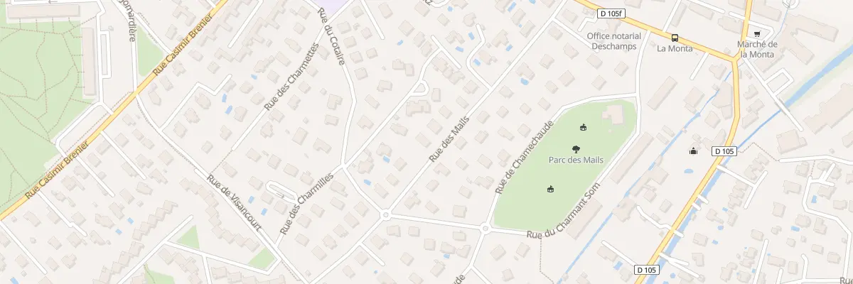 Plan du 21 Rue des Mails à Saint-Égrève