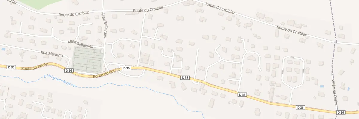 Plan du 745 Rte du Roulet au Pont-de-Beauvoisin
