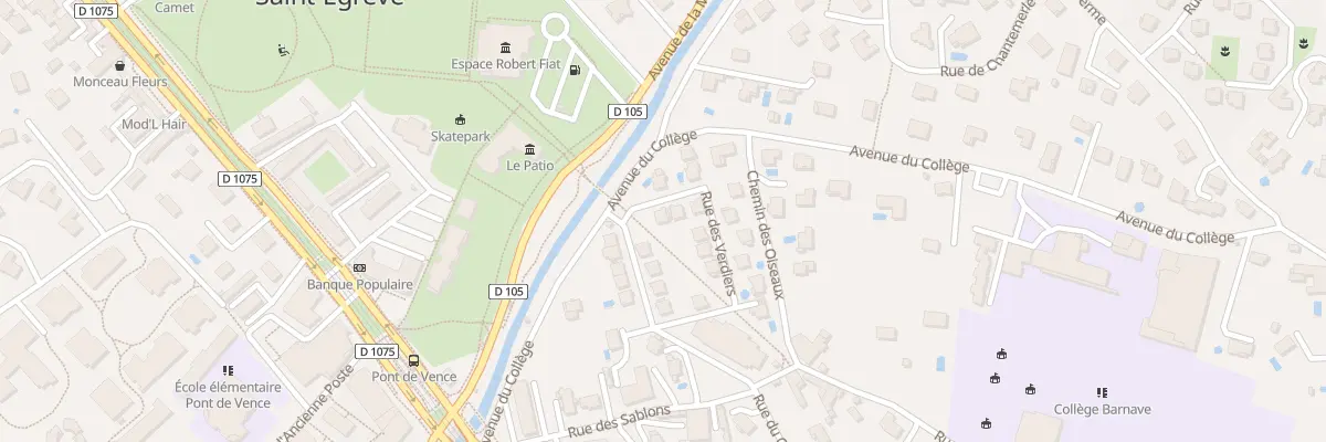 Plan du 13 Rue des Verdiers à Saint-Égrève