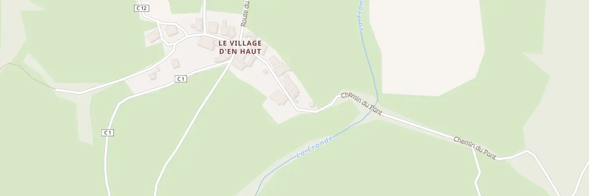 Plan du 5172 Village d’En Haut à Charix