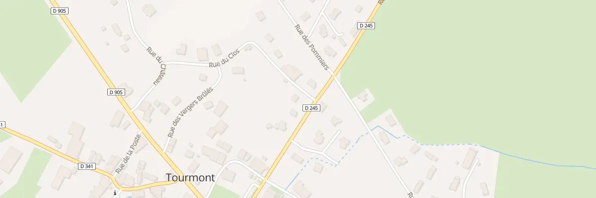 Plan du 2 Rue du Clos à Tourmont