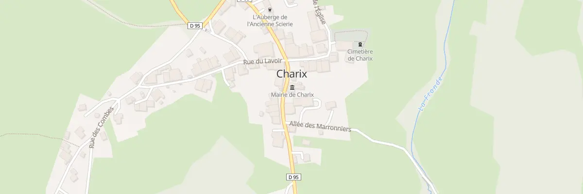 Plan du 10 Rue des Fontaines à Charix