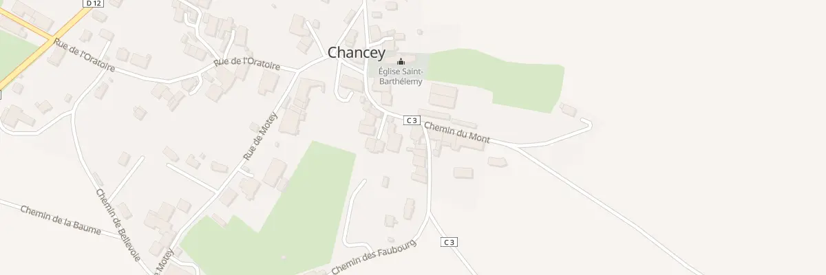 Plan du 7 Rue de Magney à Chancey