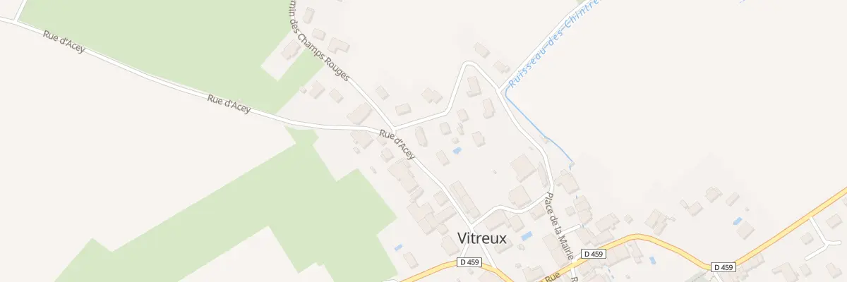 Plan du 11 Che du Grand Quartier à Vitreux