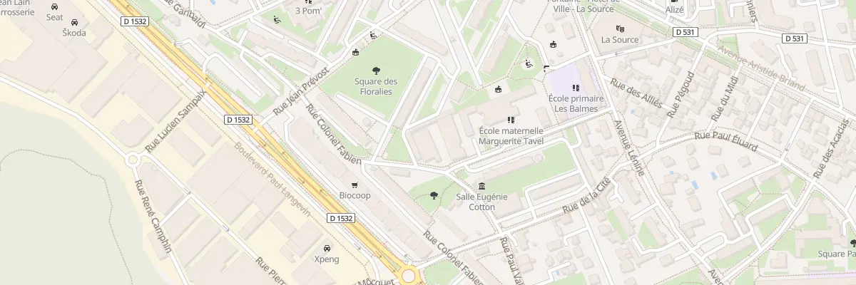 Plan du 22 Rue Paul Vallier à Fontaine