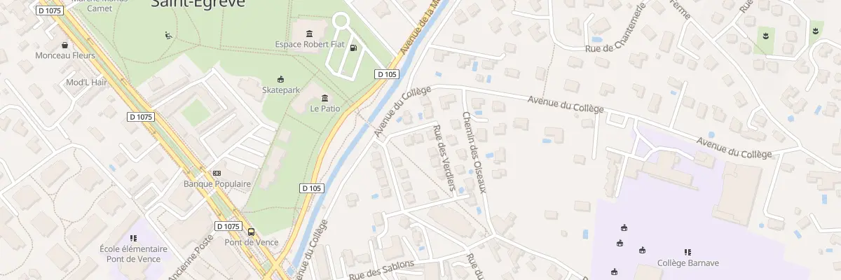 Plan du 11 Rue des Verdiers à Saint-Égrève