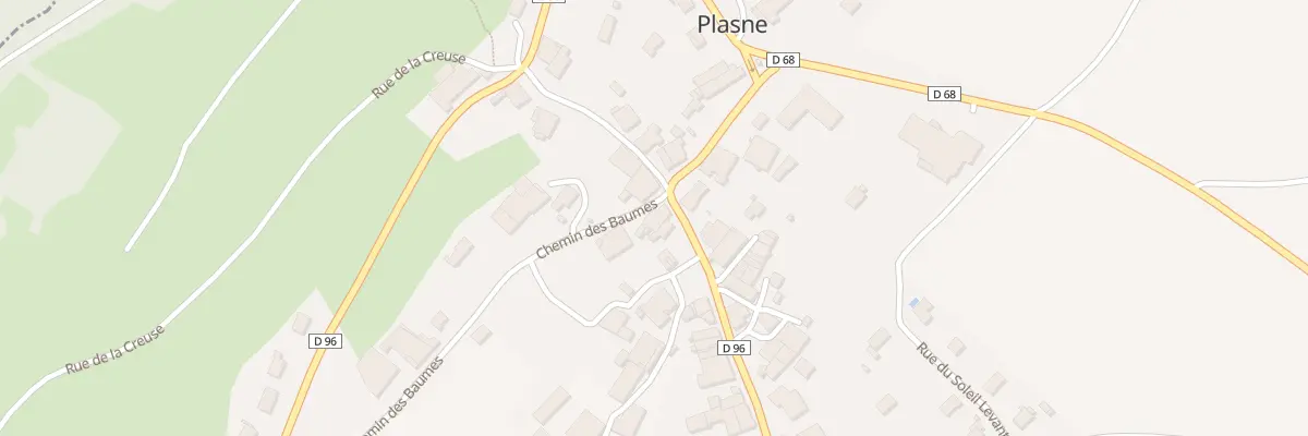 Plan du 5066 Che des Baumes à Plasne
