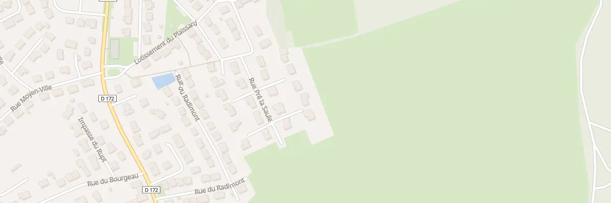 Plan du 14 Rue Pré la Saule à Gorcy