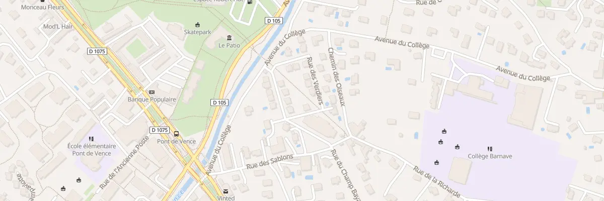Plan du 1 Rue des Verdiers à Saint-Égrève