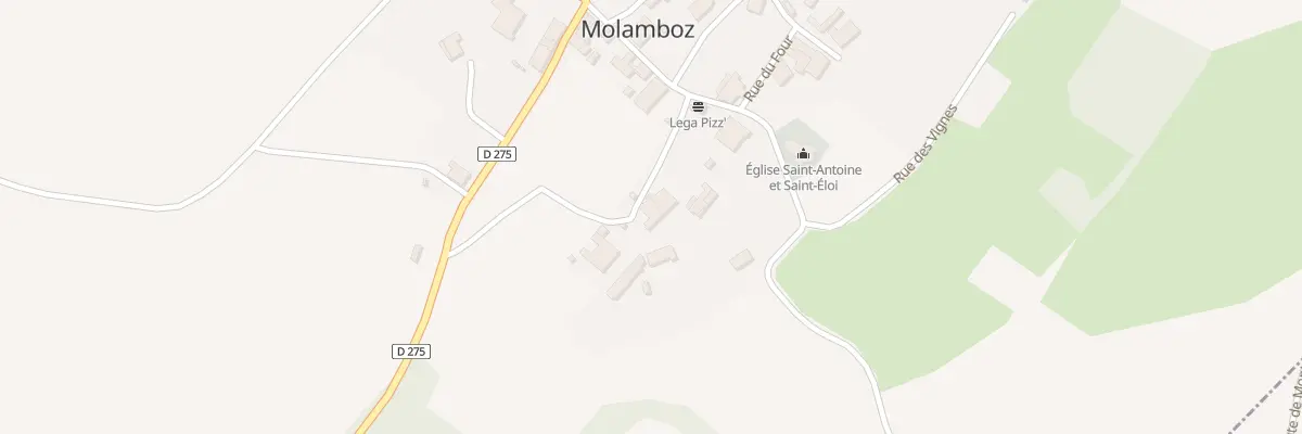 Plan du 3 Rue du Coin des Côtes à Molamboz