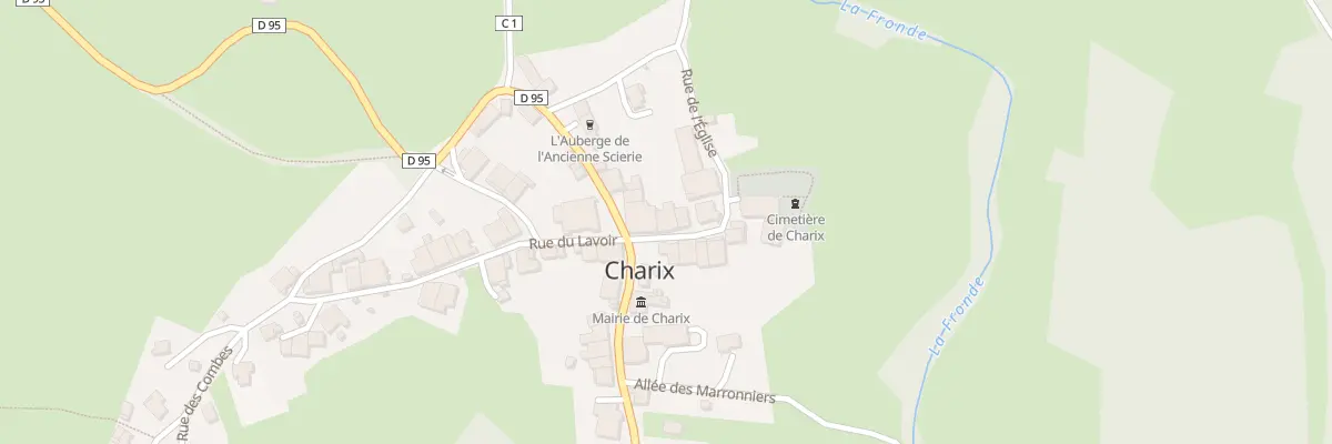 Plan du 3 Rue de l’Eglise à Charix