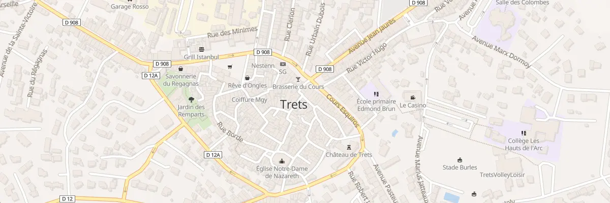 Plan du 10 Rue Felix Pyat à Trets