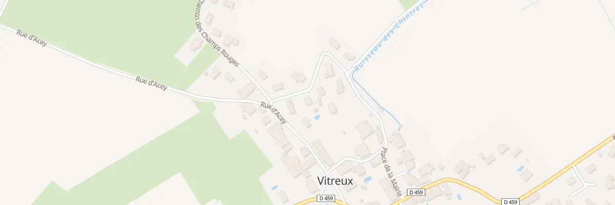Plan du 9 Che du Grand Quartier à Vitreux