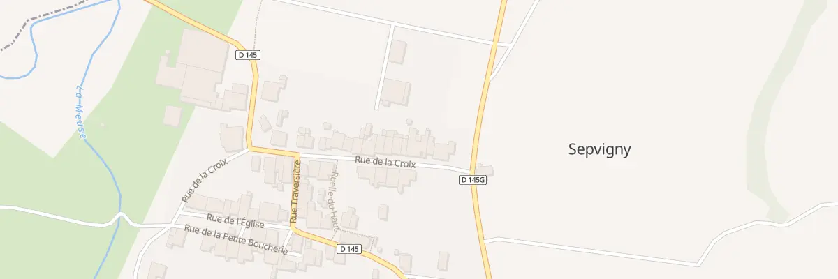 Plan du 15 Rue de la Croix à Sepvigny