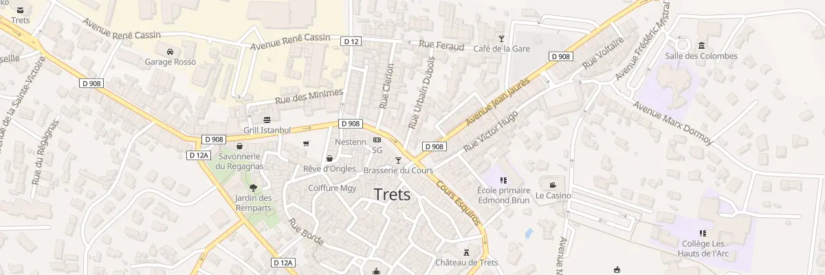 Plan du 23 Bd de la République à Trets