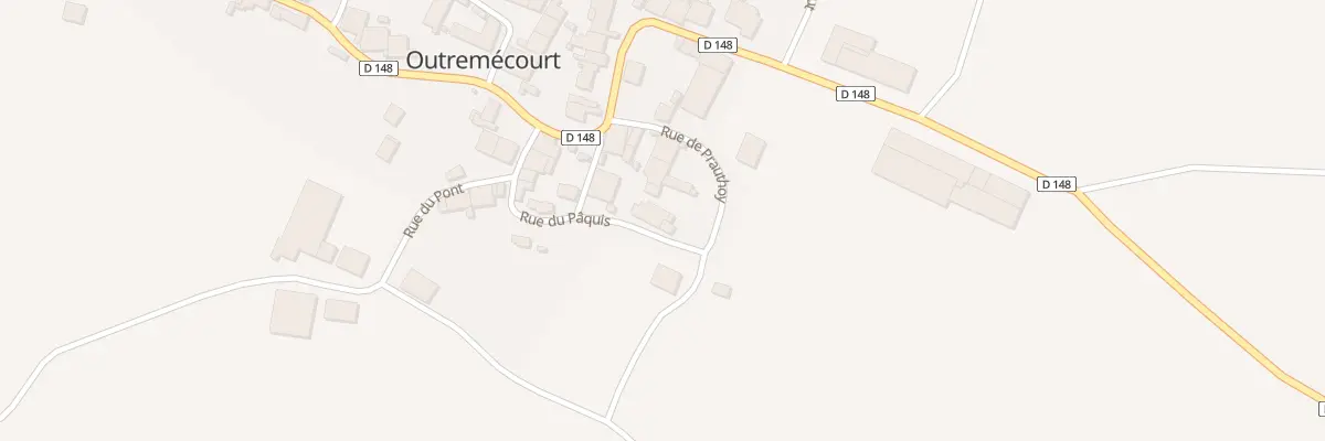 Plan du 43 Rue du Paquis à Outremécourt