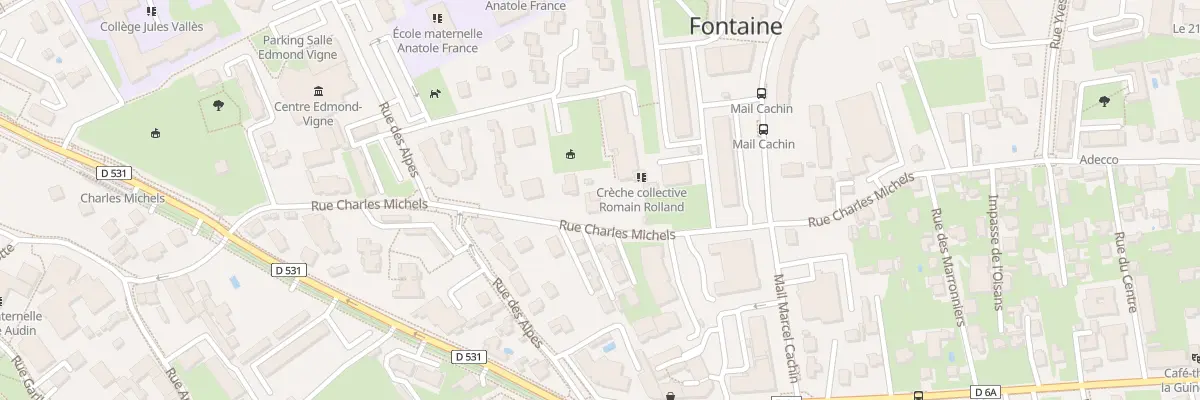 Plan du 90 Rue Charles Michels à Fontaine