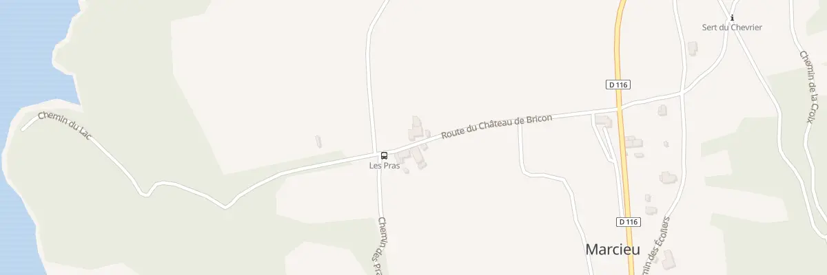 Plan du 2 Rte du Château de Bricon à Marcieu