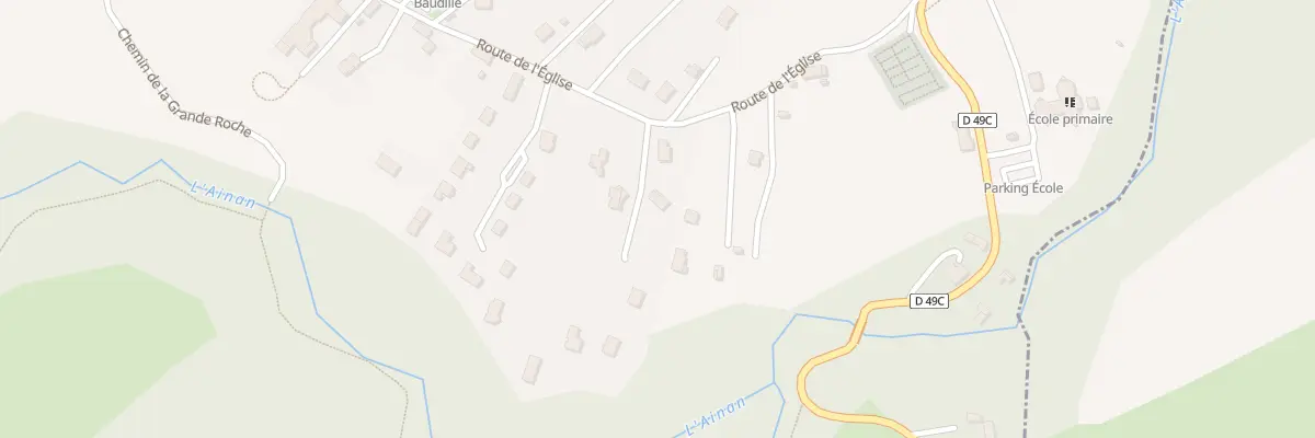Plan du 376 Rte de l’Eglise à Saint-Bueil