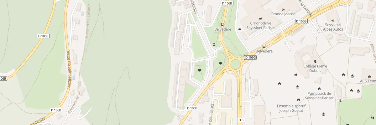 Plan du 64 Av du Vercors à Seyssinet-Pariset