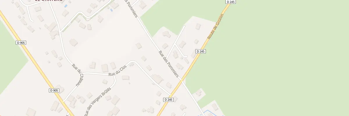Plan du 3 Rue des Pommiers à Tourmont