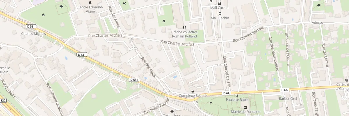 Plan du 103 Rue Charles Michels à Fontaine