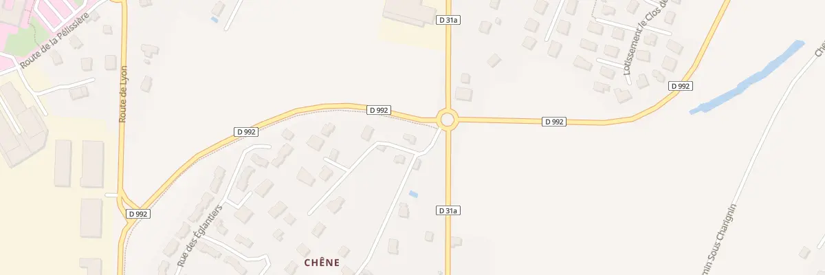Plan du 40 Che de Chene à Belley