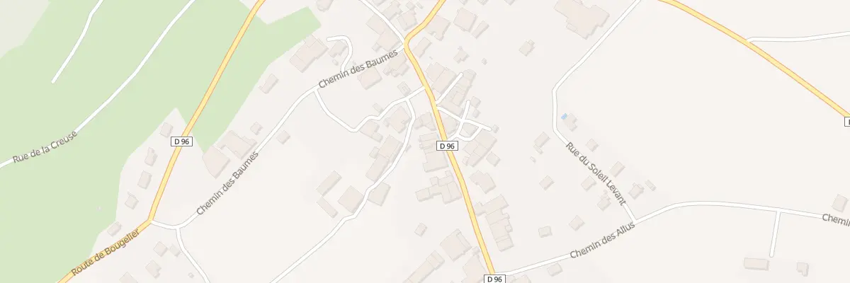 Plan du 5057 Rue du Chalet à Plasne