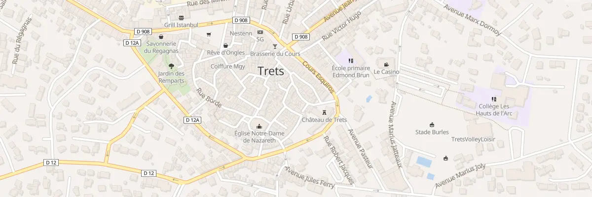 Plan du 6 Rue Magenta à Trets