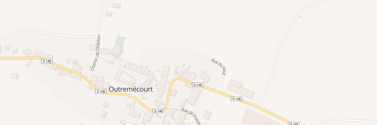 Plan du 30 Rte de Medonville à Outremécourt